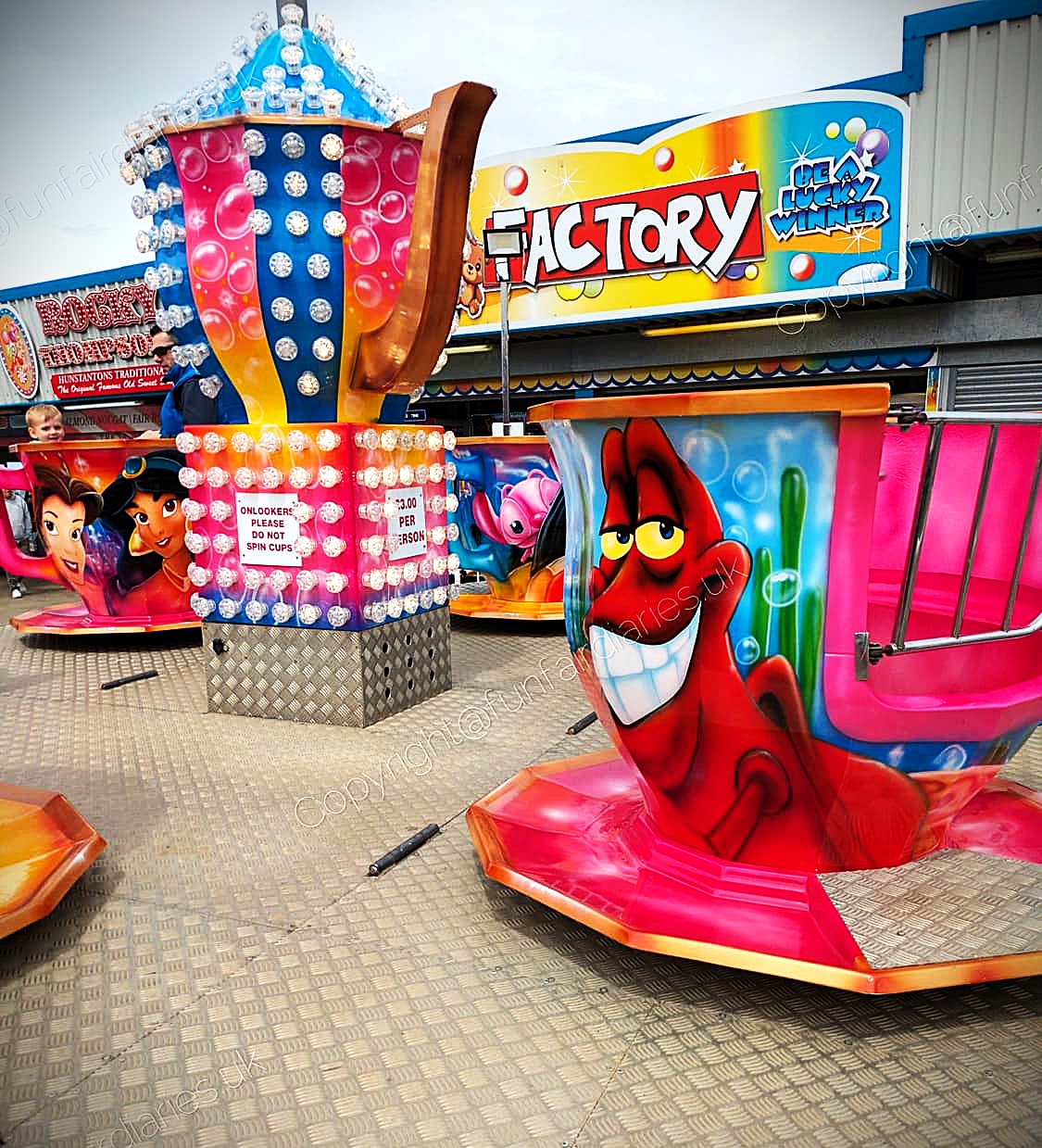 Rainbow Park Tea Cups